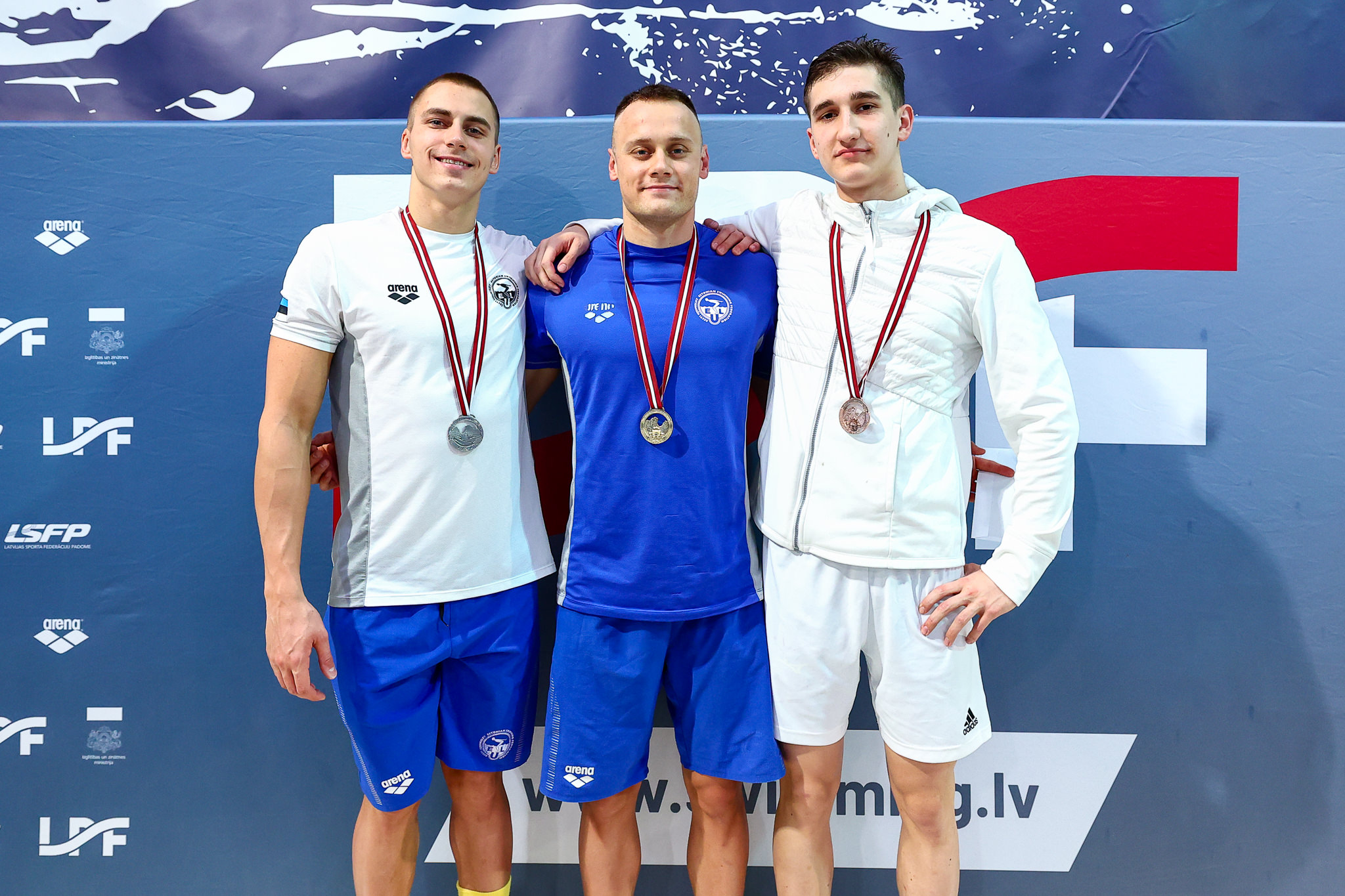 Eestlased naasevad Läti ujumise meistrivõistlustelt 18 medaliga