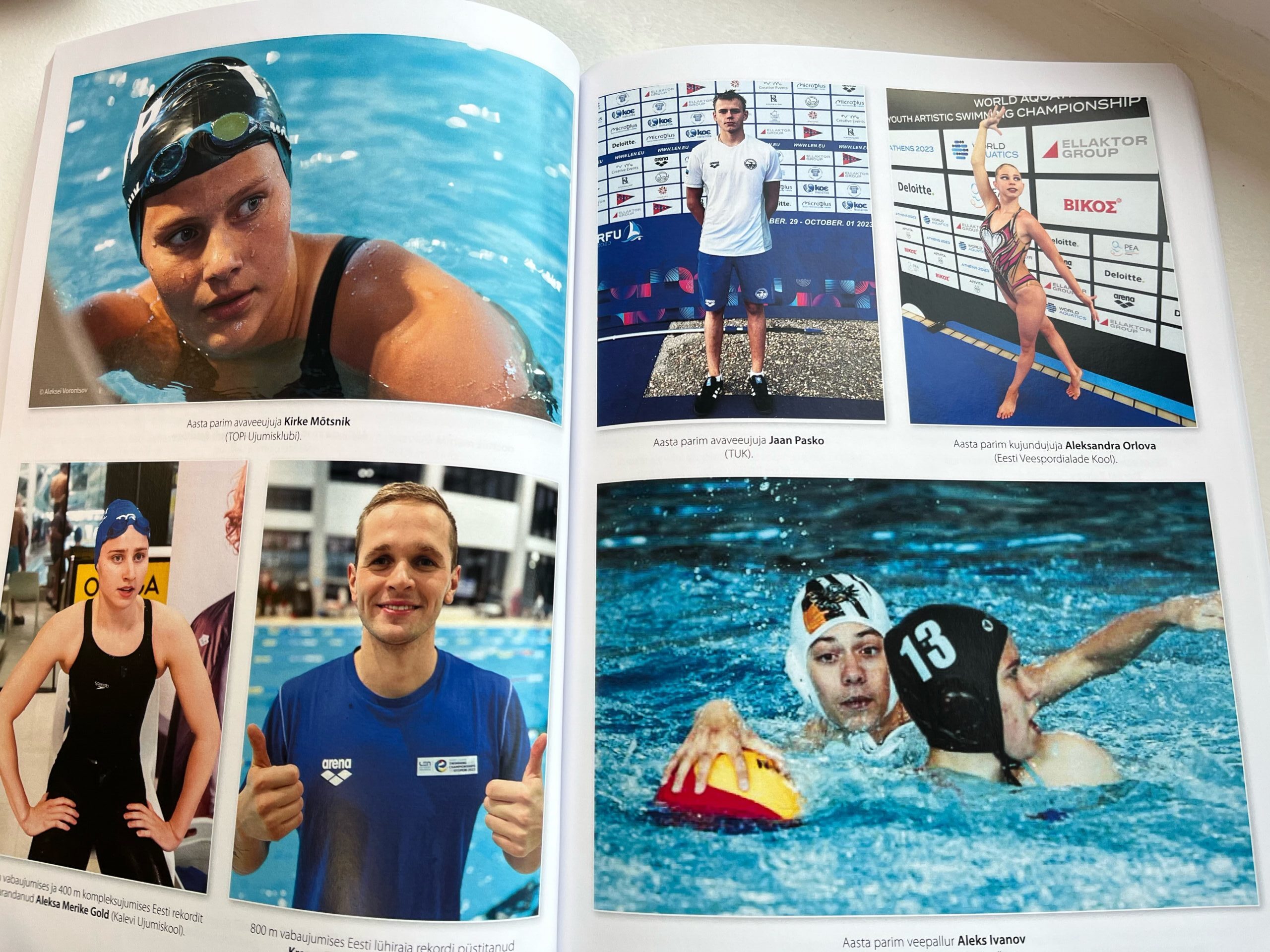 Ilmunud on taas traditsiooniline Eesti Ujumisliidu aastaraamat, mis kajastab 2023. aasta tegemisi ning kõigil huvilistel on nüüd võimalik antud raamat ka soetad